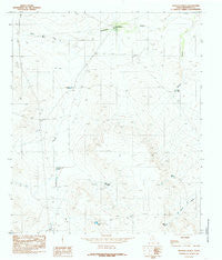 Scratch Ranch Texas Historical topographic map, 1:24000 scale, 7.5 X 7.5 Minute, Year 1984