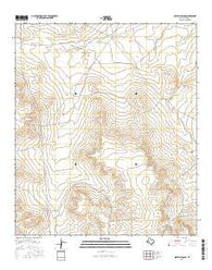Scratch Ranch Texas Current topographic map, 1:24000 scale, 7.5 X 7.5 Minute, Year 2016