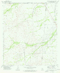 Screw Bean Draw NE Texas Historical topographic map, 1:24000 scale, 7.5 X 7.5 Minute, Year 1973