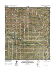 Screw Bean Draw East Texas Historical topographic map, 1:24000 scale, 7.5 X 7.5 Minute, Year 2012