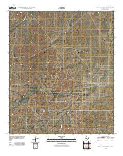 Screw Bean Draw NE Texas Historical topographic map, 1:24000 scale, 7.5 X 7.5 Minute, Year 2010