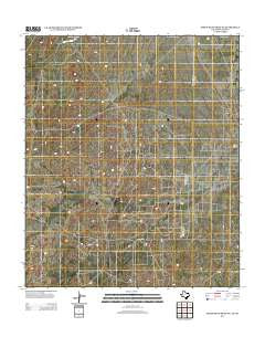 Screw Bean Draw NE Texas Historical topographic map, 1:24000 scale, 7.5 X 7.5 Minute, Year 2013