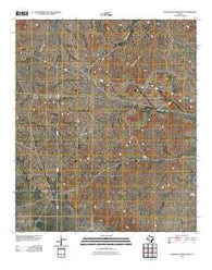 Screw Bean Draw West Texas Historical topographic map, 1:24000 scale, 7.5 X 7.5 Minute, Year 2010
