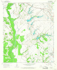 Scurry Texas Historical topographic map, 1:24000 scale, 7.5 X 7.5 Minute, Year 1962