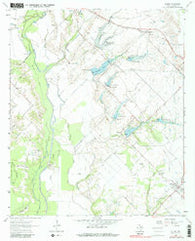 Scurry Texas Historical topographic map, 1:24000 scale, 7.5 X 7.5 Minute, Year 1962