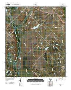 Scurry Texas Historical topographic map, 1:24000 scale, 7.5 X 7.5 Minute, Year 2010