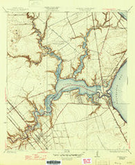 Seabrook Texas Historical topographic map, 1:31680 scale, 7.5 X 7.5 Minute, Year 1932