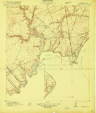 Seabrook Texas Historical topographic map, 1:24000 scale, 7.5 X 7.5 Minute, Year 1916