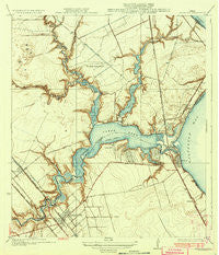 Seabrook Texas Historical topographic map, 1:31680 scale, 7.5 X 7.5 Minute, Year 1932