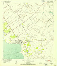 Seadrift Texas Historical topographic map, 1:24000 scale, 7.5 X 7.5 Minute, Year 1952