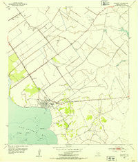 Seadrift Texas Historical topographic map, 1:24000 scale, 7.5 X 7.5 Minute, Year 1952