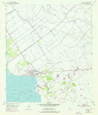 Seadrift Texas Historical topographic map, 1:24000 scale, 7.5 X 7.5 Minute, Year 1952