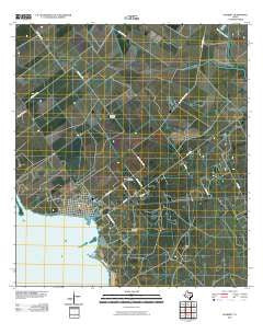 Seadrift Texas Historical topographic map, 1:24000 scale, 7.5 X 7.5 Minute, Year 2010