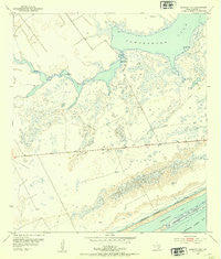 Seadrift NE Texas Historical topographic map, 1:24000 scale, 7.5 X 7.5 Minute, Year 1952