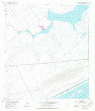 Seadrift NE Texas Historical topographic map, 1:24000 scale, 7.5 X 7.5 Minute, Year 1952