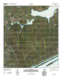 Seadrift NE Texas Historical topographic map, 1:24000 scale, 7.5 X 7.5 Minute, Year 2010