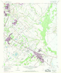 Seagoville Texas Historical topographic map, 1:24000 scale, 7.5 X 7.5 Minute, Year 1959