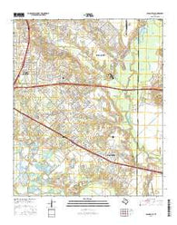Seagoville Texas Current topographic map, 1:24000 scale, 7.5 X 7.5 Minute, Year 2016