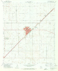 Seagraves Texas Historical topographic map, 1:24000 scale, 7.5 X 7.5 Minute, Year 1970