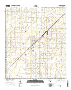 Seagraves Texas Current topographic map, 1:24000 scale, 7.5 X 7.5 Minute, Year 2016
