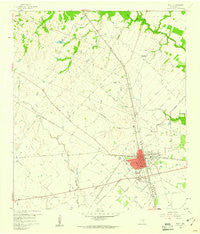 Sealy Texas Historical topographic map, 1:24000 scale, 7.5 X 7.5 Minute, Year 1960