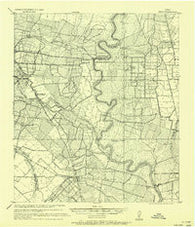 Sealy Texas Historical topographic map, 1:62500 scale, 15 X 15 Minute, Year 1956