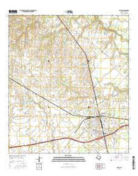 Sealy Texas Current topographic map, 1:24000 scale, 7.5 X 7.5 Minute, Year 2016