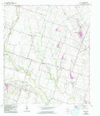 Seaton Texas Historical topographic map, 1:24000 scale, 7.5 X 7.5 Minute, Year 1963