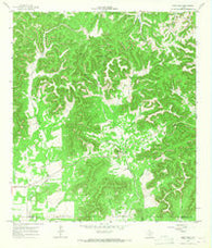 Seco Pass Texas Historical topographic map, 1:24000 scale, 7.5 X 7.5 Minute, Year 1964