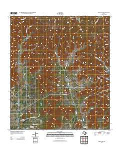 Seco Pass Texas Historical topographic map, 1:24000 scale, 7.5 X 7.5 Minute, Year 2013