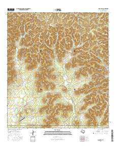 Seco Pass Texas Current topographic map, 1:24000 scale, 7.5 X 7.5 Minute, Year 2016