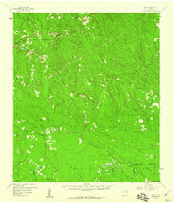 Segno Texas Historical topographic map, 1:62500 scale, 15 X 15 Minute, Year 1958
