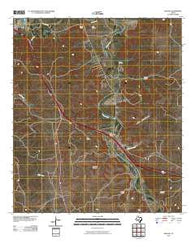 Segovia Texas Historical topographic map, 1:24000 scale, 7.5 X 7.5 Minute, Year 2010