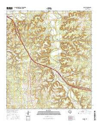 Segovia Texas Current topographic map, 1:24000 scale, 7.5 X 7.5 Minute, Year 2016