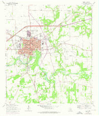 Seguin Texas Historical topographic map, 1:24000 scale, 7.5 X 7.5 Minute, Year 1964