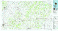 Seguin Texas Historical topographic map, 1:100000 scale, 30 X 60 Minute, Year 1985