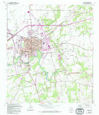 Seguin Texas Historical topographic map, 1:24000 scale, 7.5 X 7.5 Minute, Year 1964