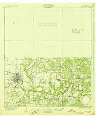 Seguin Texas Historical topographic map, 1:62500 scale, 15 X 15 Minute, Year 1930
