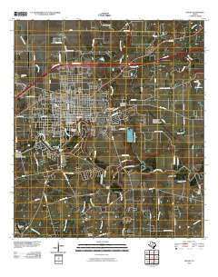 Seguin Texas Historical topographic map, 1:24000 scale, 7.5 X 7.5 Minute, Year 2010