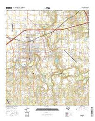 Seguin Texas Current topographic map, 1:24000 scale, 7.5 X 7.5 Minute, Year 2016