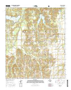 Selfs Texas Current topographic map, 1:24000 scale, 7.5 X 7.5 Minute, Year 2016