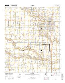 Seminole Texas Current topographic map, 1:24000 scale, 7.5 X 7.5 Minute, Year 2016