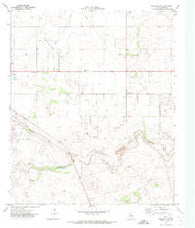 Seminole NE Texas Historical topographic map, 1:24000 scale, 7.5 X 7.5 Minute, Year 1970