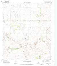 Seminole NE Texas Historical topographic map, 1:24000 scale, 7.5 X 7.5 Minute, Year 1970