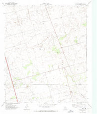 Seminole SE Texas Historical topographic map, 1:24000 scale, 7.5 X 7.5 Minute, Year 1970