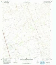 Seminole SE Texas Historical topographic map, 1:24000 scale, 7.5 X 7.5 Minute, Year 1970