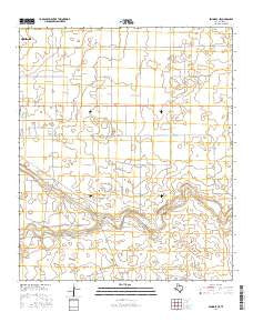 Seminole NE Texas Current topographic map, 1:24000 scale, 7.5 X 7.5 Minute, Year 2016