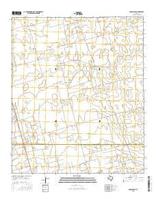 Seminole SE Texas Current topographic map, 1:24000 scale, 7.5 X 7.5 Minute, Year 2016