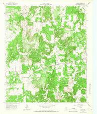 Senate Texas Historical topographic map, 1:24000 scale, 7.5 X 7.5 Minute, Year 1964