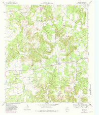 Senate Texas Historical topographic map, 1:24000 scale, 7.5 X 7.5 Minute, Year 1964